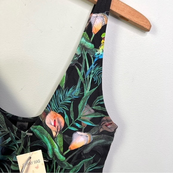 Johnny Was Calla Lily Wrap Tankini Swim Top - Picture 5 of 12